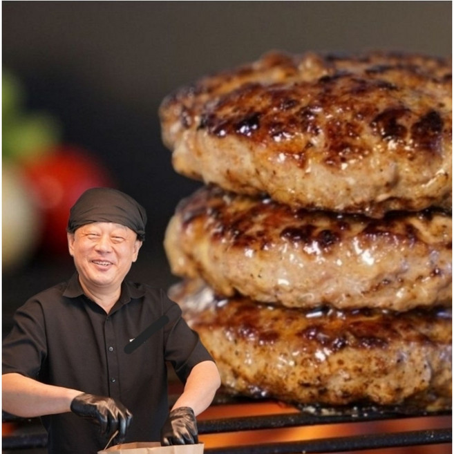 정원마더 수제떡갈비 육즙폭발 저염 단짠 [5+1] 720g, 120g, 6개