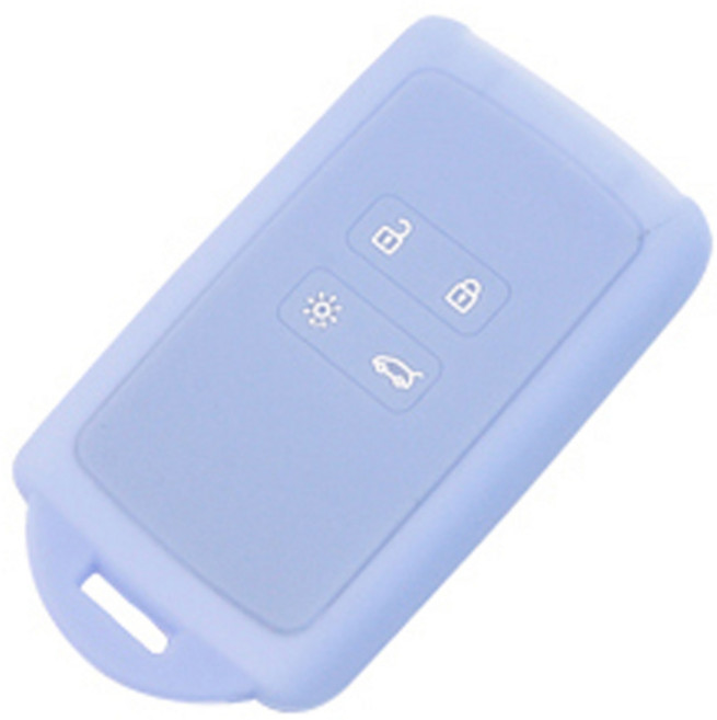 르노삼성 호환 실리콘 키케이스, 스카이블루, .