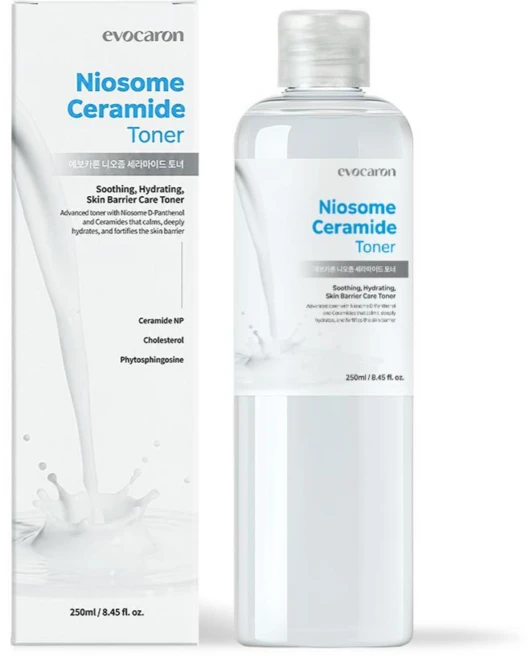 에보카론 니오좀 세라마이드 수분토너 스킨토너 스킨 진정 민감성 여성토너, 1개, 250ml - 쿠팡