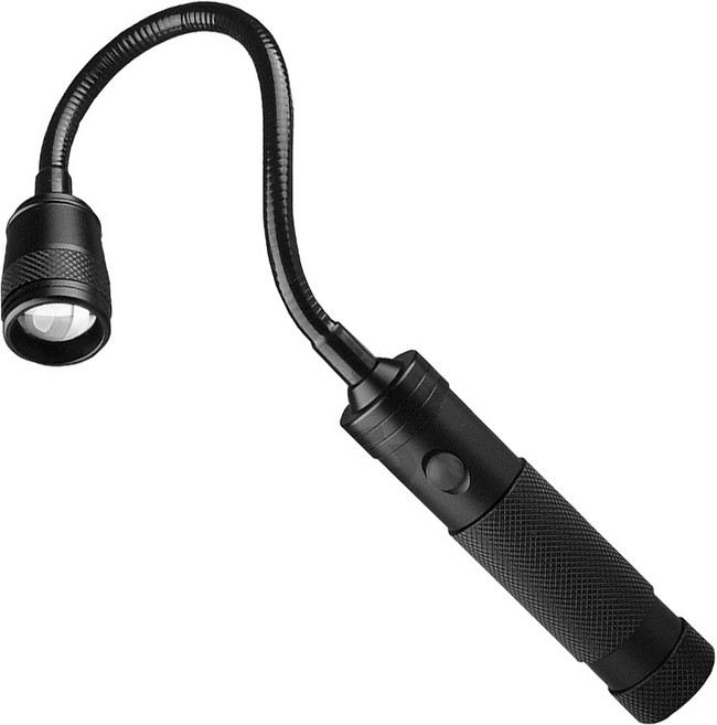 蛇管工作燈 磁吸底座 伸縮變焦 萬向軟管 維修照明, 1個