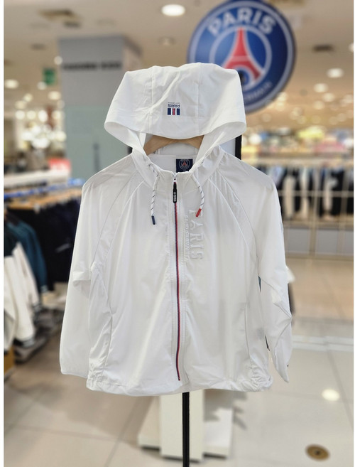 에스핏 이월상품 특가할인 남아 아동 주니어 여름 데일리룩 PSG(파리생제르망) 펀칭 홑겹 후드 경량 바람막이 점퍼 SJZ303MFJP61