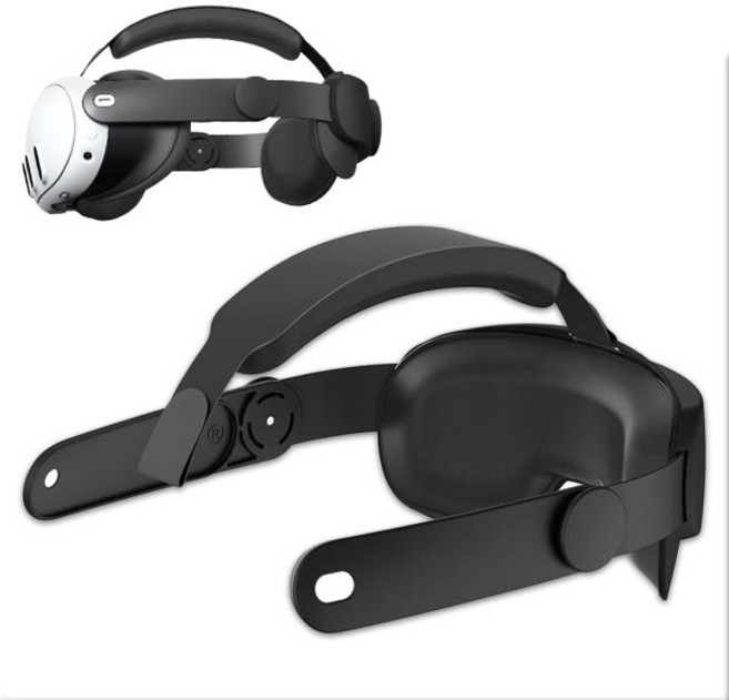 VR/AR 안경조정 대체 헤드 스트랩 편안한 VR 교체 헤드 스트랩 Meta Quest 3 VR 의 압력 감소, 01 CHINA, 1개