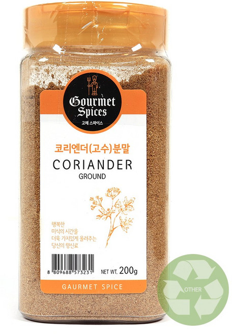 푸드올마켓_ 고메스파이스 코리엔더(고수)분말 200g-중형, 1개, 200g