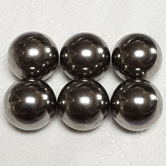 쇠구슬 20mm 200g/ 과학실험실습 자석교구 초등학교 학습준비물 완구 놀이기구 새총 만들기재료, 6개