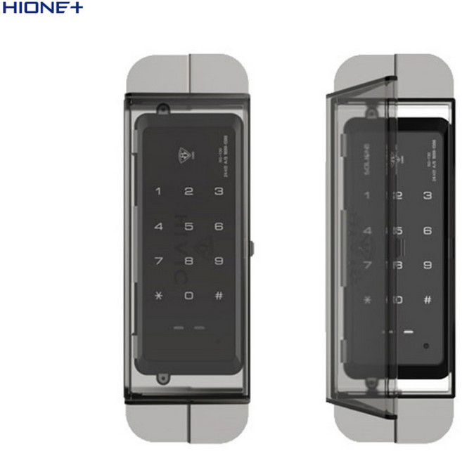 유리문용 도어락레인커버 번호키 방수 디지털 도어락 자외선 차단 커버 햇빛 빗물 눈 비 가리개