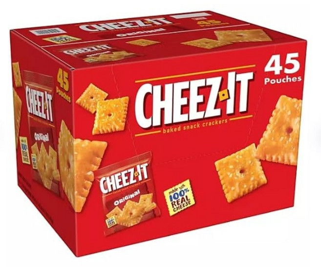 치즈잇 베이크드 스낵 크래커 오리지널, 42g, 45개