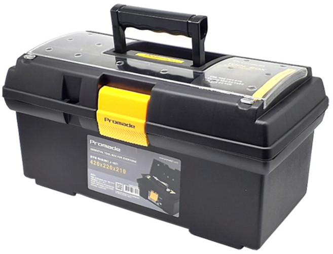 [우틸하우스] 정광 프로메이드 블랙 공구함 3size 부품함 공구통, 1개