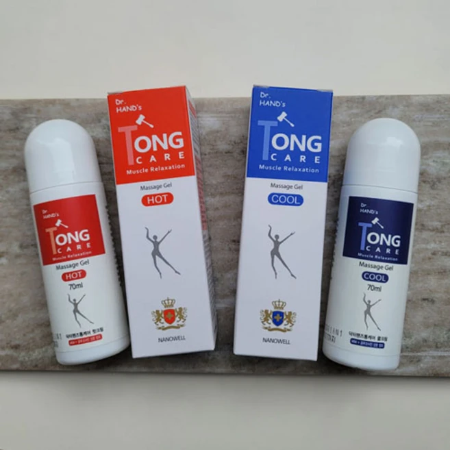 통케어 바르는 파스 볼 마사지 크림, 4개, 70ml, 핫 - 쿠팡