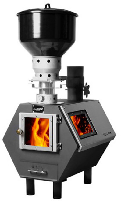 올쿡 불보라 20형 펠렛 화목 겸용 난로 나무 장작 캠핑, 상세 참조