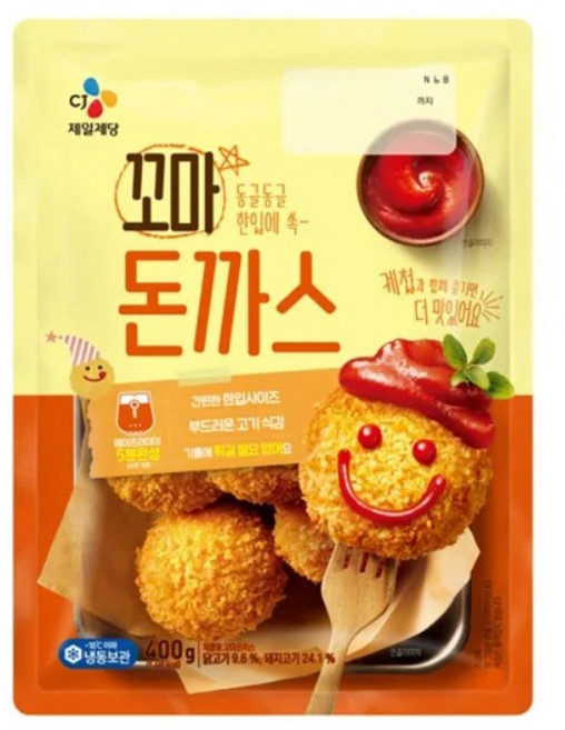 고메 CJ 바삭튀겨낸 꼬마돈카츠, 400g, 8개