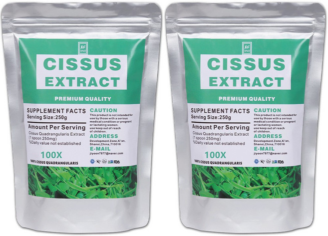 티엔티 시서스 가루 100배 고농축 분말 추출물 시서스가루, 2개, 250g