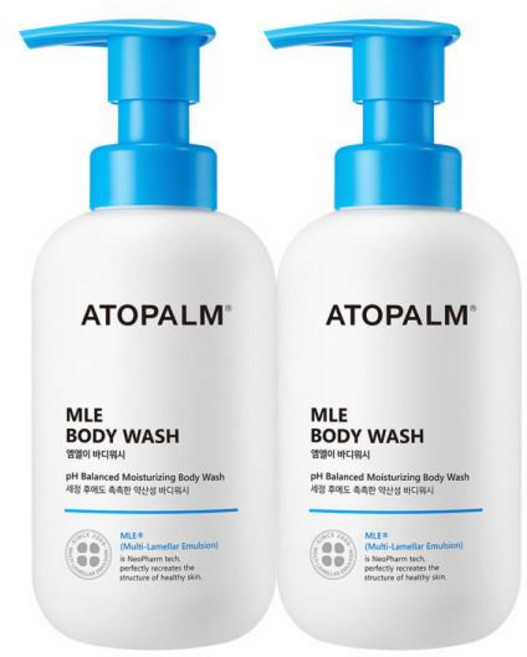 아토팜 바디워시 300mlx2개, 아토팜 뉴본 스칼프 샴푸 300mlx2개, 2개