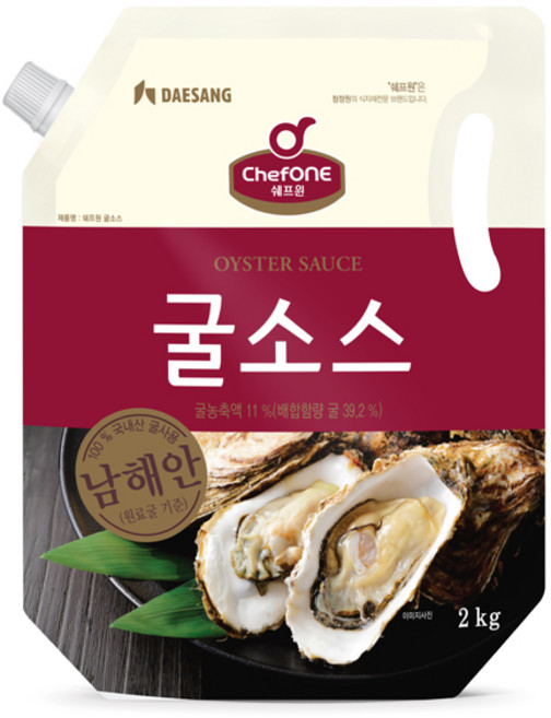 쉐프원 굴소스 2kg, 1