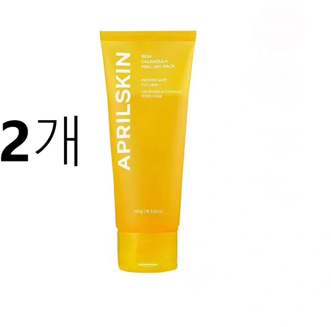 에이프릴스킨 리얼 카렌둘라 필 오프 팩, 1개입, 2개 - 쿠팡