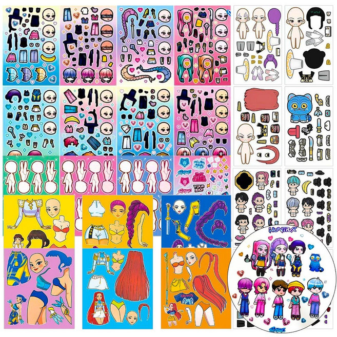 케데헌 코디스티커 26매 다꾸 옷입히기, 1개