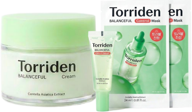 토리든 밸런스풀 시카 진정 크림 (+세럼10ml+마스크팩2매추가증정), 1개, 80ml
