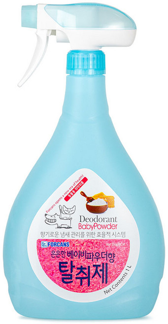 포비스 향균 탈취제 은은한 베이비파우더, 1L, 1개