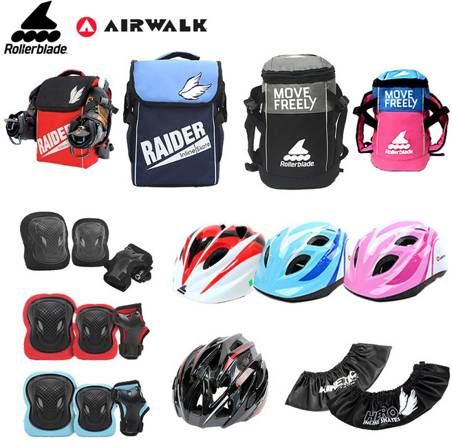 에어워크 롤러블레이드 아동용/성인용 인라인 용품 모음 헬멧 인라인가방 손바닥보호대 무릎보호대 팔꿈치보호대 보호장구 세트 모음, 02.키네틱 성인용 인라인 가방 블랙, 1개