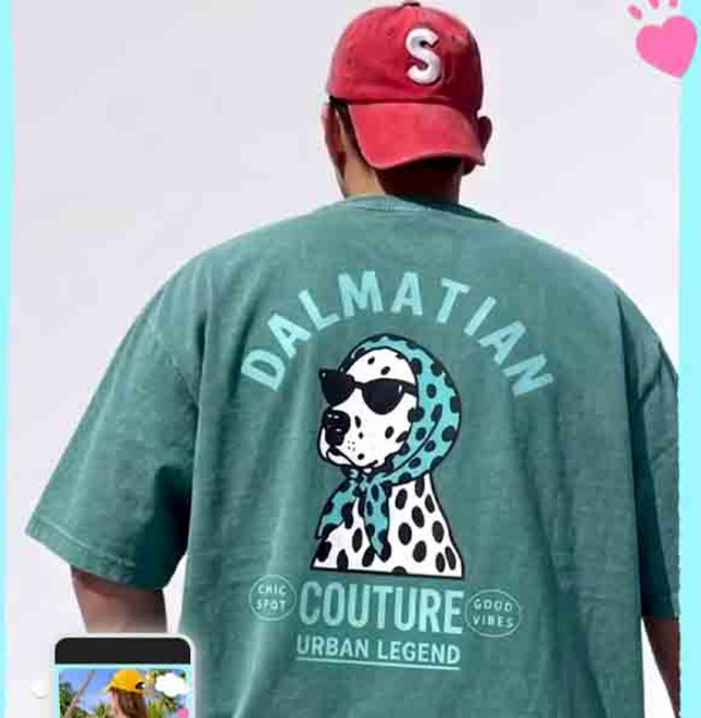 현이네 ] 피그먼트 달마시안 반팔