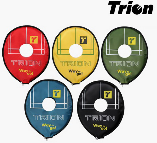 트라이온 헤드커버 라켓 보호 지퍼형 배드민턴채 오남스포츠, 레드, 1개