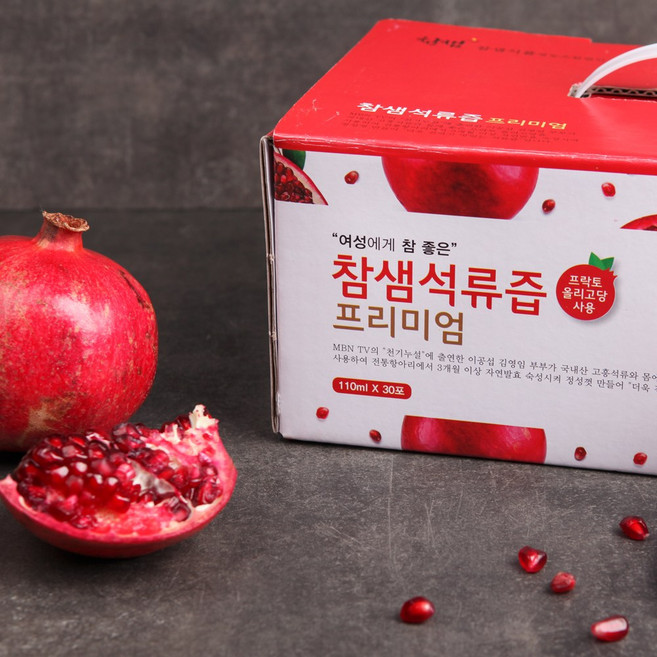 국산 고흥 프리미엄 석류즙 100mlx30포 60포, 30개, 100ml