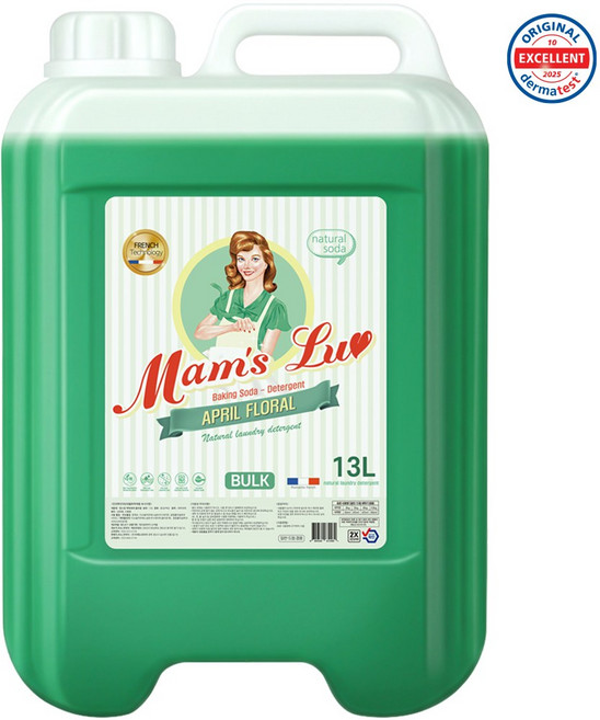 맘스럽 액체세제 플로랄 대용량세제, 1개, 13kg
