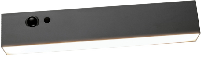 타카쇼 태양광 LED 센서 등 - 벽 부착형 직사각, 전구색, W284×D63×H50mm, 본체+설치나사2+설치앙카2+설치판1