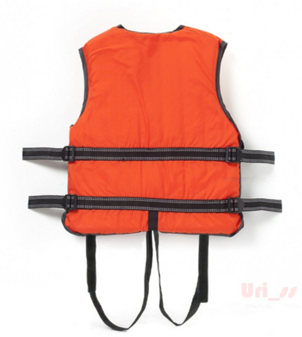 우리상회 구명조끼 L 오렌지 블랙 웨이크보드구명조끼