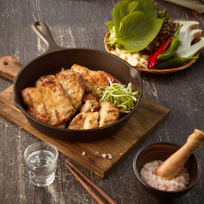 국내산 닭다리살 출고 참프레 춘천식닭갈비 소금구이 500g, 5개