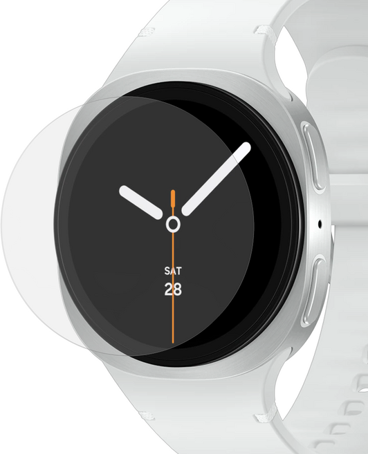 갤럭시 워치8 호환 강화유리 액정 보호필름, 1개, 투명