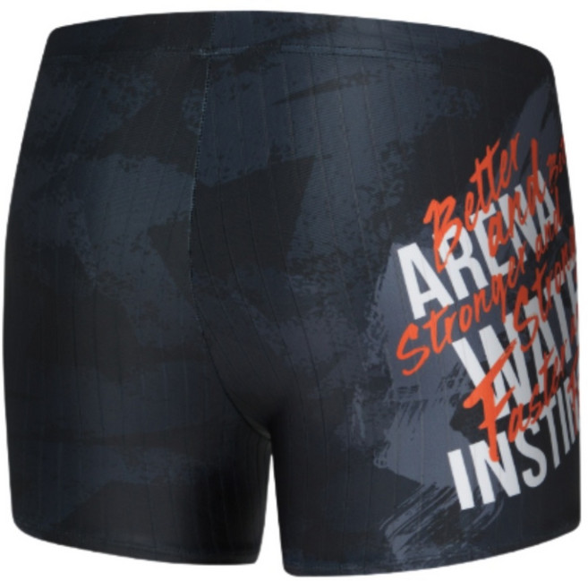 [국내매장판] 아레나 다크 브러쉬 사각 블랙 / 남자 남성 2부 수영복