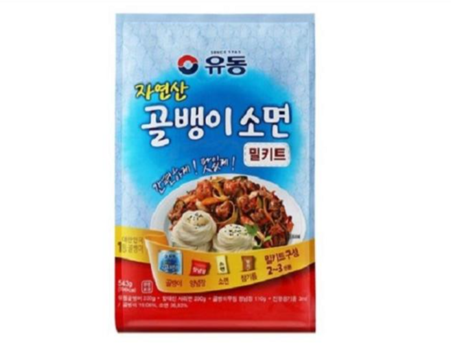 유동 골뱅이소면 밀키트, 543g, 2개