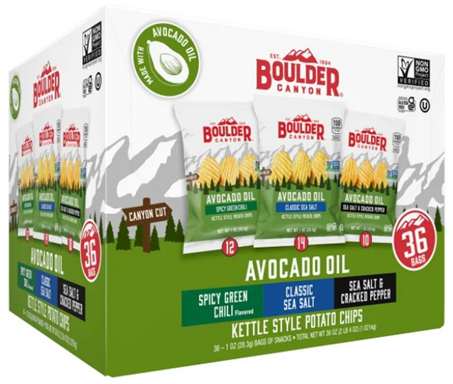 Boulder Canyon 볼더캐니언 케틀칩 믹스팩 28g 36팩