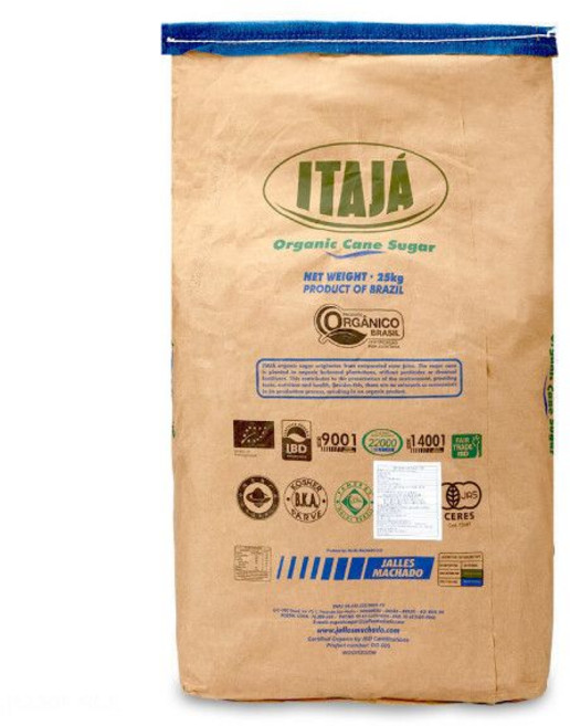 이타자 오르가닉 유기농설탕 25kg x1포 비정제원당 갈색 설탕/밝은설탕 선택구매, 1개