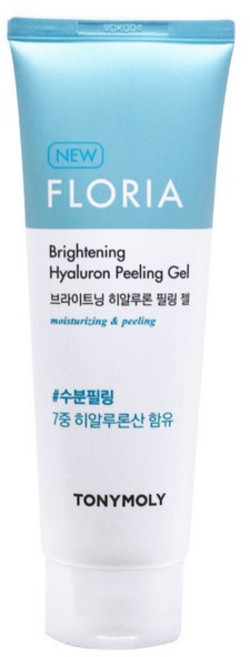 TONYMOLY FLORIA 亮白玻尿酸去角質凝露, 1個, 晶透玻尿酸去角質凝