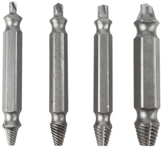 리무버 바꾸탭 히다리탭 볼트 제거용 비트 4종세트, 1세트