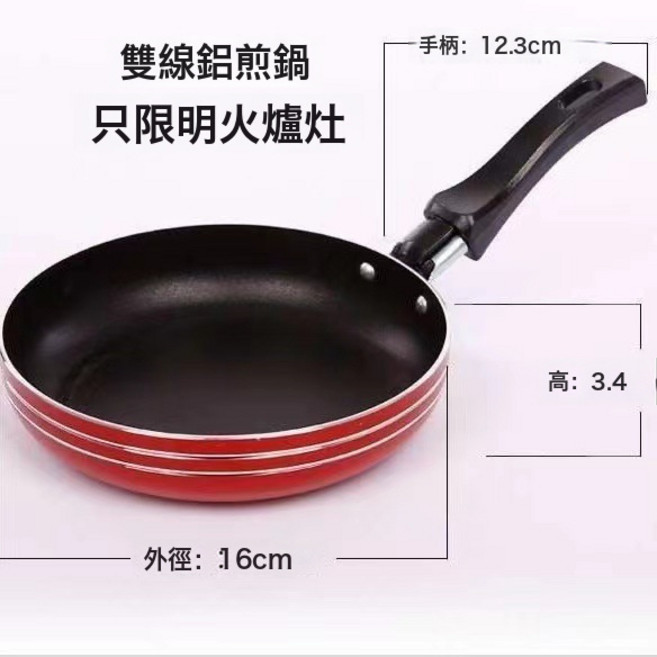 DFMEI 12迷你小煎鍋加厚不粘鍋平底煎鍋煎蛋煎牛排日用, 1個