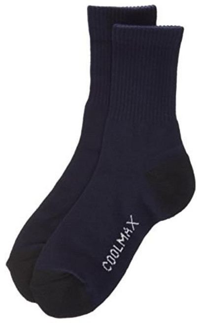 코미네KOMINE 바이크용 쿨맥스 R 여름양말 다크네이비 L AK323