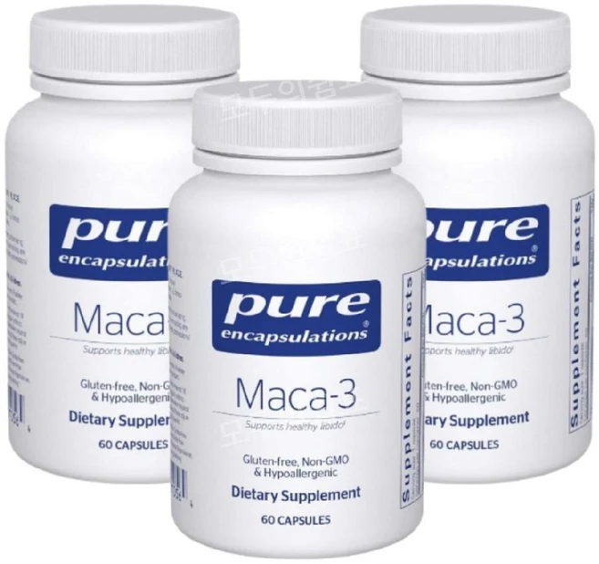 퓨어인캡슐레이션 마카 Maca 3 60캡슐 3개, 60 - 쿠팡