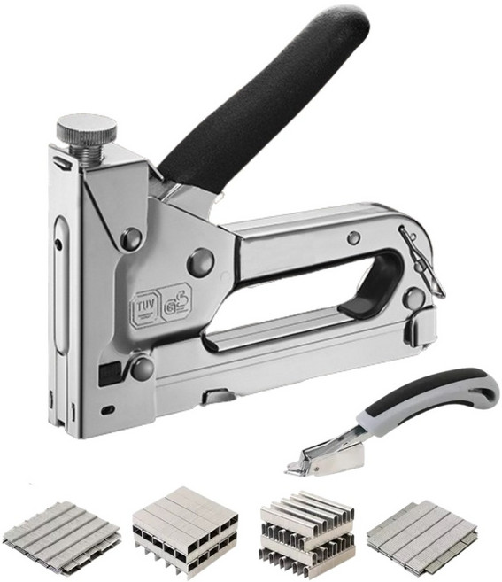 중형 4용도 핸드 손타카+제거핀+타카핀 4종 4000p, 1개