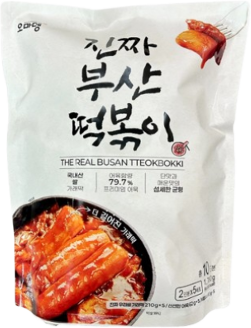 코스트코 오마뎅 진짜 부산 떡볶이 1760g(5인분) 가래떡 어묵 소스, 1개, 1.76kg