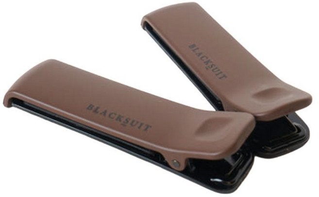 오토반 블랙슈트 크랩 안전벨트클립 2p, 어두운갈색, 3세트