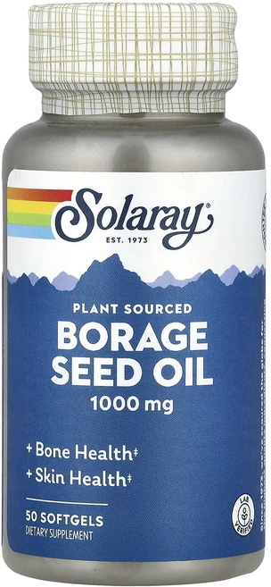 새해 첫좋은선물 Solaray 보리지씨 오일 1000mg 소프트젤 50정 제대로 할인합니다, Solaray보리지씨오일1000mg소프트젤50정 - 쿠팡
