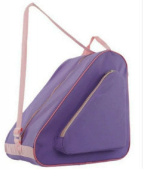 滑輪鞋運動裝備收納包，藍色邊條, 紫色, 1個