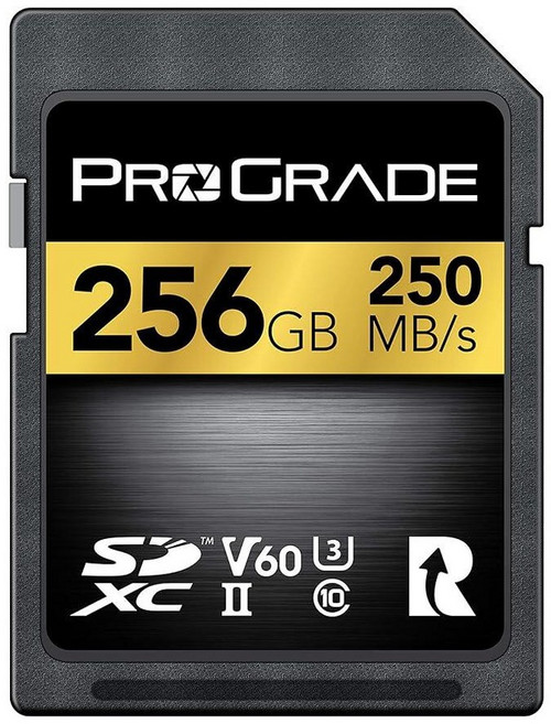 Prograde Digital SD UHS-II 128GB 카드 V60 – 최대 130MB/s 쓰기 속도 및 250MB/s 읽기 | 전문 블로거 영화 제작자 사진작가 콘텐츠, 256gb
