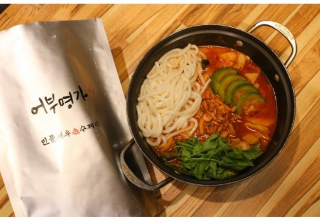 [어부명가] 민물새우탕 민물새우 손 수제비 밀키트 원주 매운탕 어죽 맛집 캠핑, 1개, 1.2kg