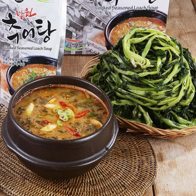 [남원직송] 전통의맛 남원 추어탕 / HACCP 인증 제조 / 100% 국내산 미꾸라지 갈아만듬, 450g, 6개