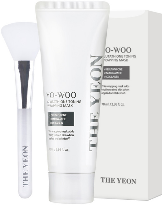 (병원입점)더연 여우 글루타치온 콜라겐 팩 / 랩핑마스크 리프팅 기미 광채 멜라필 크림 마스크, 1개, 1개입