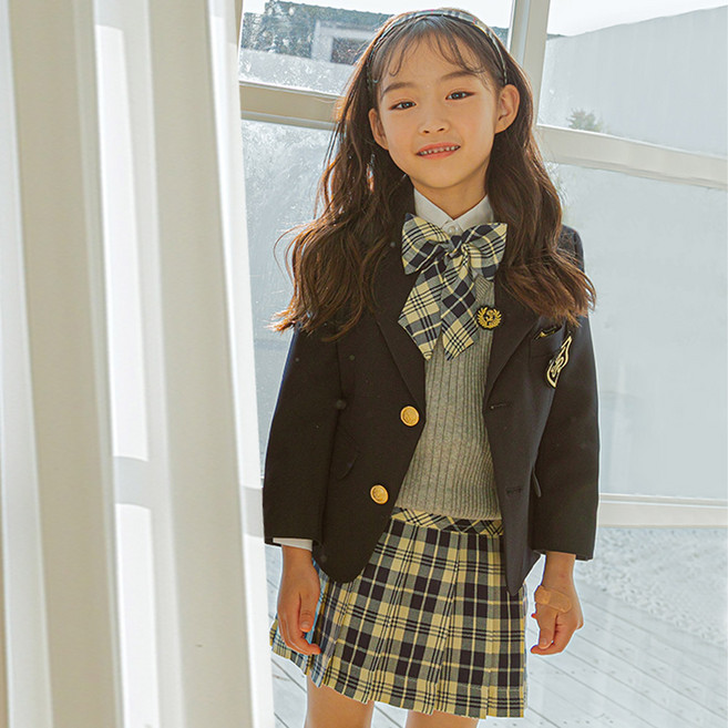 키즈톡톡 아이린 여아정장(자켓+치마)