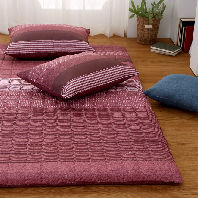 애프터식스 애드 누빔 요 커버 S D Q 국산 부드러운 먼지없는 세미마이크로 레드 블루 그레이, 애드_누빔_요커버, 더블(D)_블루